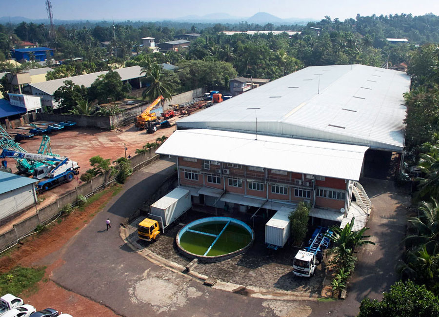 biyagama factory aerial photo